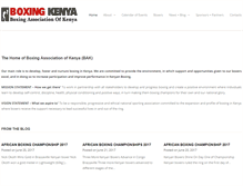 Tablet Screenshot of boxingkenya.org